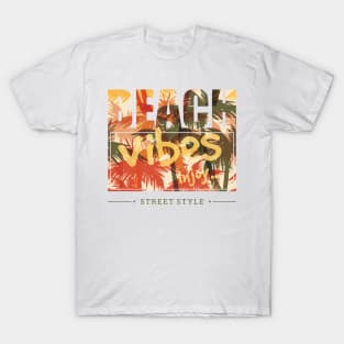 Beach Vibes Street Style Tropical Summer T-Shirt